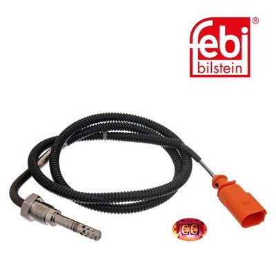 Febi 49293 Exhaust Gas Temperature Sensor Premium Fits Audi A6 2004 - 2008
