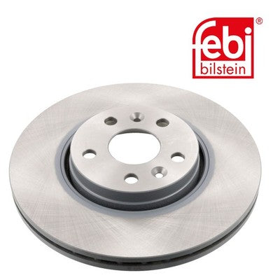 Febi 43939 Brake Disc Front Axle Premium Fits Renault Scénic 2005 - 2008