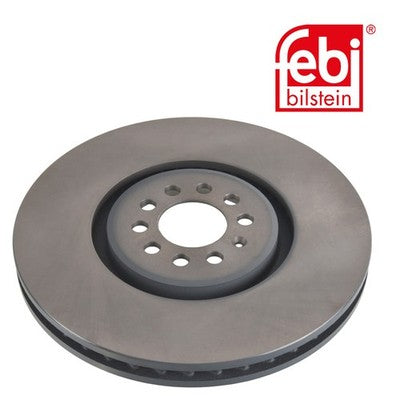 Febi 108206 Brake Disc Front Axle Left Premium Fits VW Golf 2002 - 2005