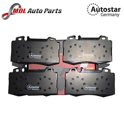 AutoStar Germany Front Brake Pad Set 0044200520 for Mercedes-Benz W220, W219