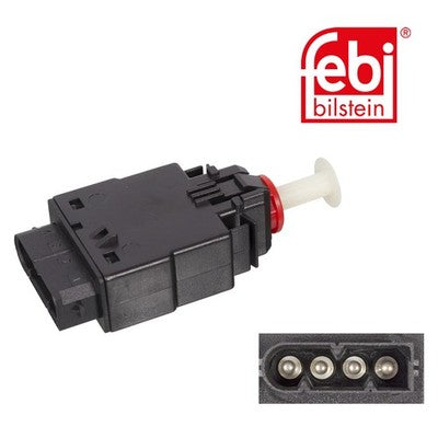 Febi 06035 Brake Light Switch Plastic High Performance Fits BMW Z3 1998 - 2003