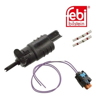 Febi 103388 Windscreen Washer Pump Standard Fits Renault Master 1998 - 2001