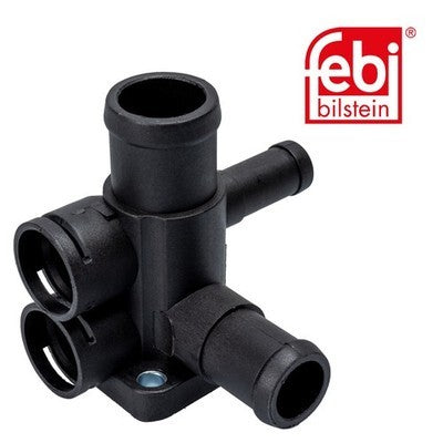 Febi 18242 Coolant Flange Front Plastic Premium Fits VW Golf 1988 - 1991