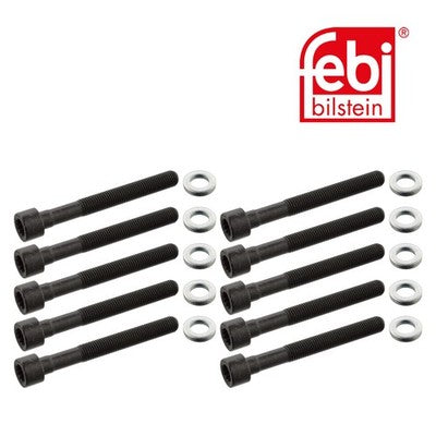 Febi 12653 Cylinder Head Bolt Set Heavy Standard Durable For Audi 50 1974 - 1978