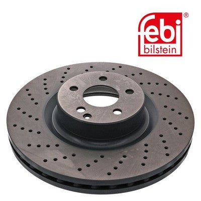 Febi 44145 Brake Disc Front Premium Fits Mercedes-Benz S-Class 2002 - 2005