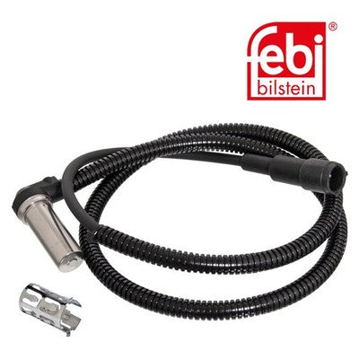 Febi 104543 ABS Sensor Rear Axle Left Right With Bush Premium High Performance