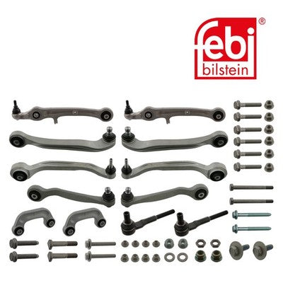 Febi 48902 Control Arm Kit Front Left Right Aluminium Fits Audi A6 2008 - 2011
