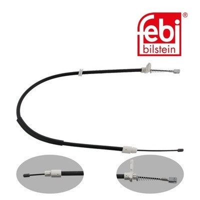 Febi 34912 Premium Brake Cable Rear Right Fits Mercedes-Benz SLK 2004-2011