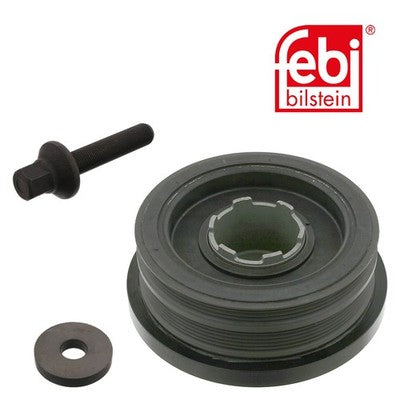 Febi 34166 TVD Pulley Steel Elastomer High Quality Fits BMW 3 Series 2001 - 2005