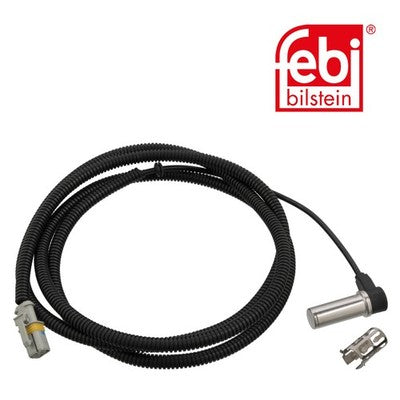 Febi 102457 ABS Sensor Rear Axle Front Axle Left With Bush High Performance
