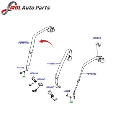 Land Rover Genuine Side Module - LR179600