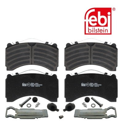 Febi 16996 Brake Pad Set With Fastening Mounting Material High Performance