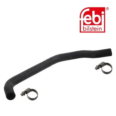 Febi 49099 Coolant Hose Black With Clamps Durable Standard High Performance