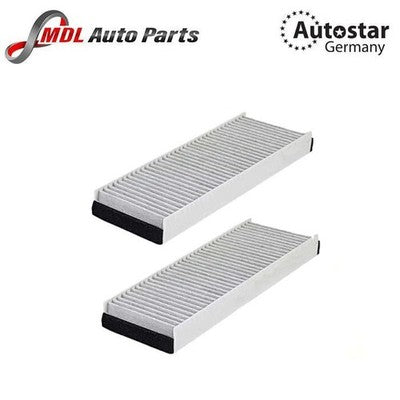 Autostar Germany AC Filter Carbon Set 4F0819439A for Audi A6, A3, R8, XL1