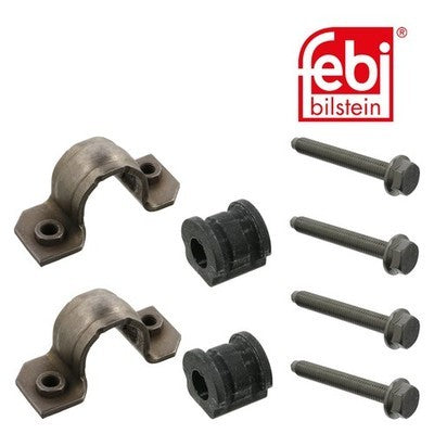 Febi 37656 Anti Roll Bar Bush Kit Front Left Right Fits VW Polo 2001 - 2009