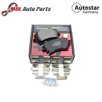 AutoStar Germany Ceramic Brake Pad Set 4F0698451D for Audi A3, A4, A6, TT, Q3,