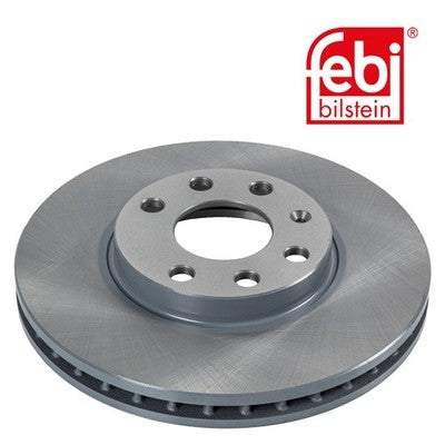 Febi 17210 Brake Disc Front High Performance Fits Vauxhall Astra 2002 - 2005