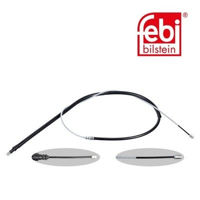 Febi 101818 Brake Cable Left Rear Right Durable Fits Renault Megane 2002-2008