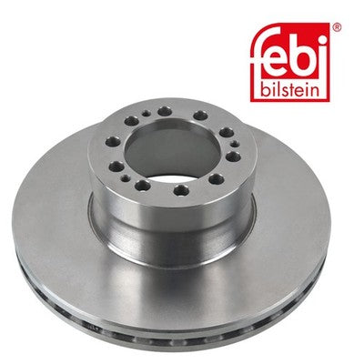 Febi 105973 Brake Disc Front Axle Premium Grade Durable High Performance
