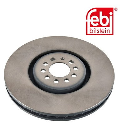 Febi 108207 Brake Disc Front Axle Right Premium Fits VW Golf 2002 - 2005
