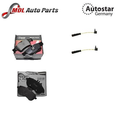 AutoStar Germany MERCEDES E220 2015+ FRONT & REAR PADS WITH SENSOR