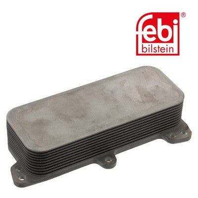 Febi 101009 Oil Cooler Aluminium Premium High Quality For VW Touareg 2003 - 2010