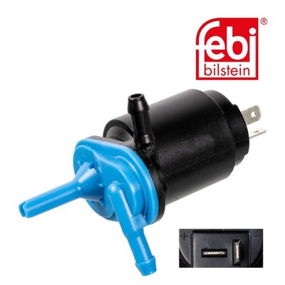 Febi 14368 Windscreen Washer Pump Standard Premium For Fiat Coupe 1998 - 2000