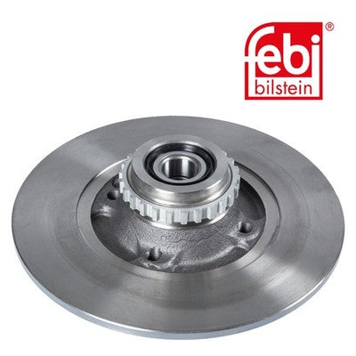 Febi 43986 Brake Disc Rear Axle Premium Fits Renault Clio 1991 - 1998
