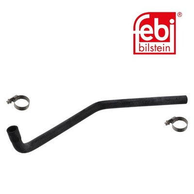 Febi 49104 Coolant Hose Black With Clamps Durable Standard High Performance