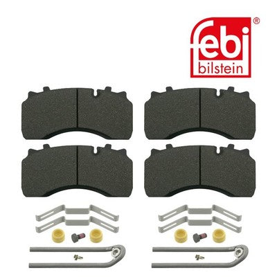 Febi 16610 Brake Pad Set Rear Axle Front Axle With Fastening Material Premium