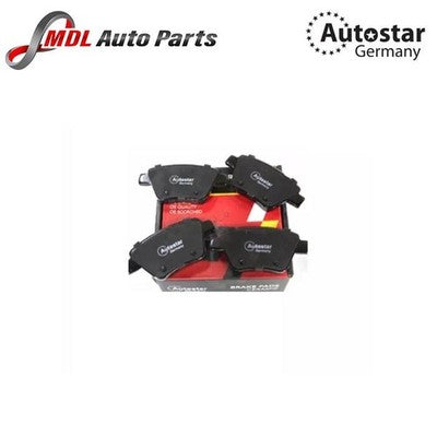 AutoStar Germany Rear Brake Pad Set 5K0698451 Audi A1, A3 Hatchback A3 Sportback