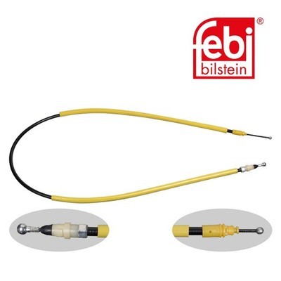 Febi 33168 Brake Cable Front Aluminium Fits Mercedes-Benz Vario 1996-2006