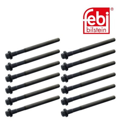 Febi 14801 Cylinder Head Bolt Set Standard Durable Fits Volvo S60 2001 - 2010