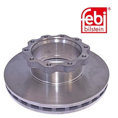 Febi 07303 Brake Disc Front Axle Premium Standard Durable High Performance