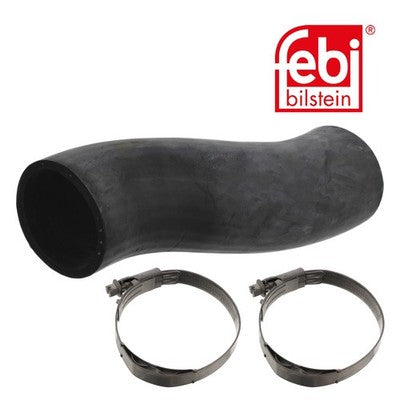 Febi 49100 Coolant Hose Black With Clamps Durable Standard High Performance