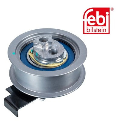 Febi 38654 Tensioner Pulley Sheet Steel Premium Fits Audi A4 2000 - 2004