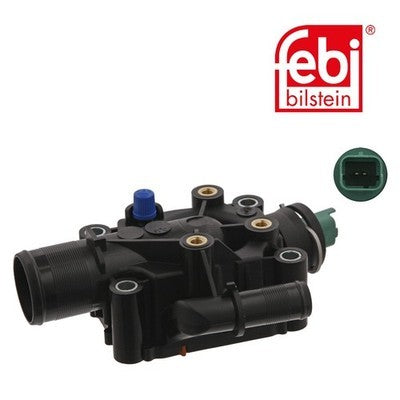 Febi 34977 Thermostat Housing Plastic Premium Fits Peugeot 307 2006 - 2012