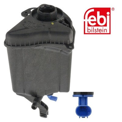 Febi 49011 Coolant Expansion Tank Plastic Black Fits BMW 5 Series 2011 - 2016