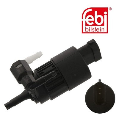 Febi 17252 Windscreen Washer Pump Standard Fits Renault Megane 1998 - 2001