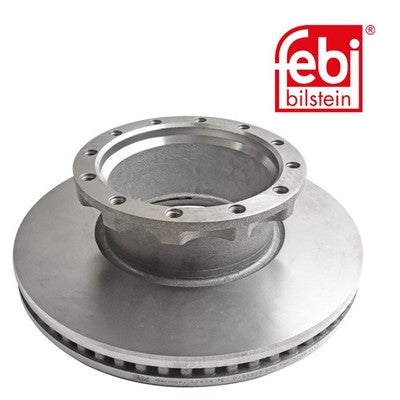 Febi 17414 Brake Disc Front Axle Premium Grade Durable High Performance