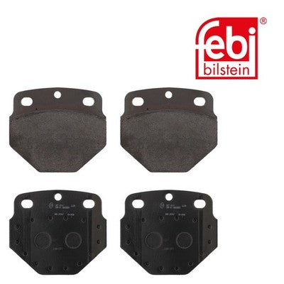 Febi 16569 Brake Pad Set Front Rear Axle Premium Grade High Performance