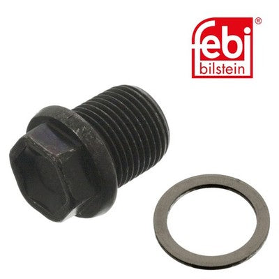 Febi 47739 Oil Drain Plug Steel Male Hex Premium Fits Volvo S60 2001 - 2010