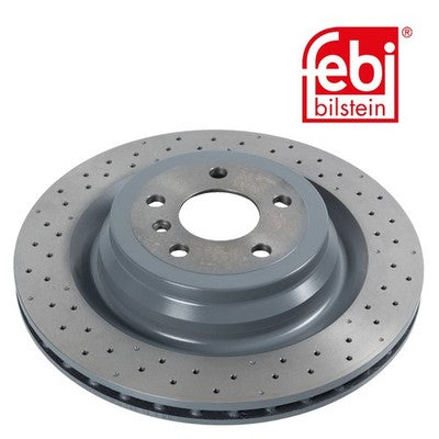 Febi 106606 Brake Disc Rear Premium Fits Mercedes-Benz GLE 2015 - 2018