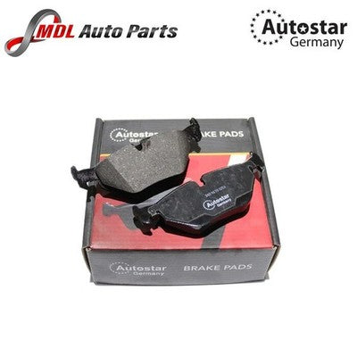 Autostar Germany Rear Brake Pad Set 34211158221 for BMW E34 E36 E46 E26