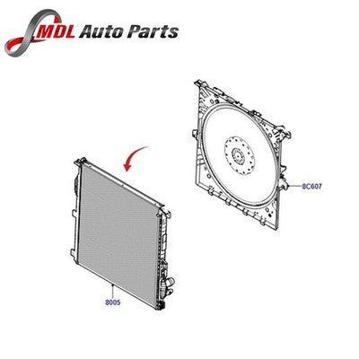 Land Rover Genuine Radiator for Range Rover, Range Rover Sport - LR181614