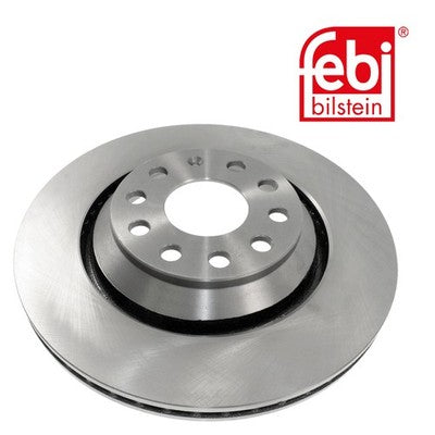 Febi 24386 Brake Disc Rear Axle High Performance Fits VW Golf 2013 - 2017