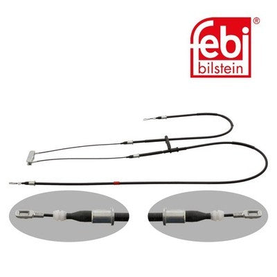 Febi 29305 Premium Brake Cable Left Rear Right Fits Saab 9-3 1998-2002