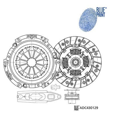 Blueprint ADC430129 Clutch Kit Three Piece Premium For Smart Forfour 2004 - 2006