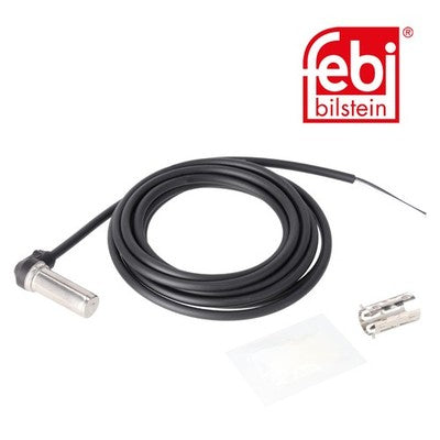 Febi 174091 ABS Sensor Rear Left Right With Bush Right Angled Connector Grade