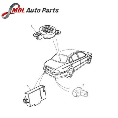 Land Rover Genuine Reversing Aid Module for Jaguar - C2S51767